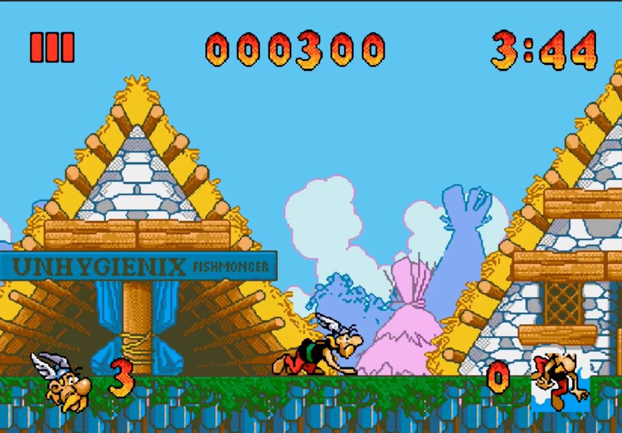 Asterix and the Great Rescue - геймплей игры Sega Mega Drive\Genesis